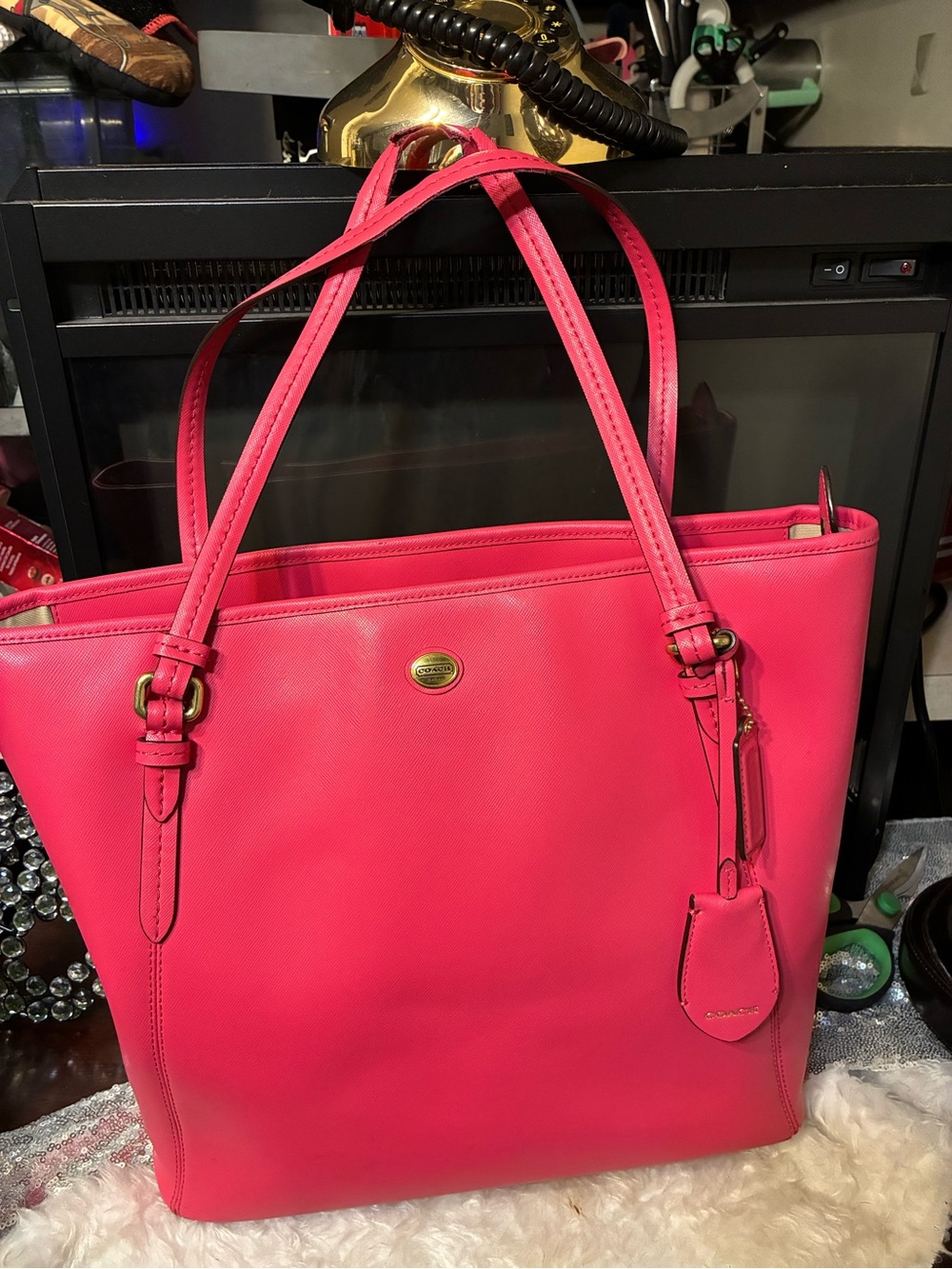 Coach Peyton Saffiano Bag